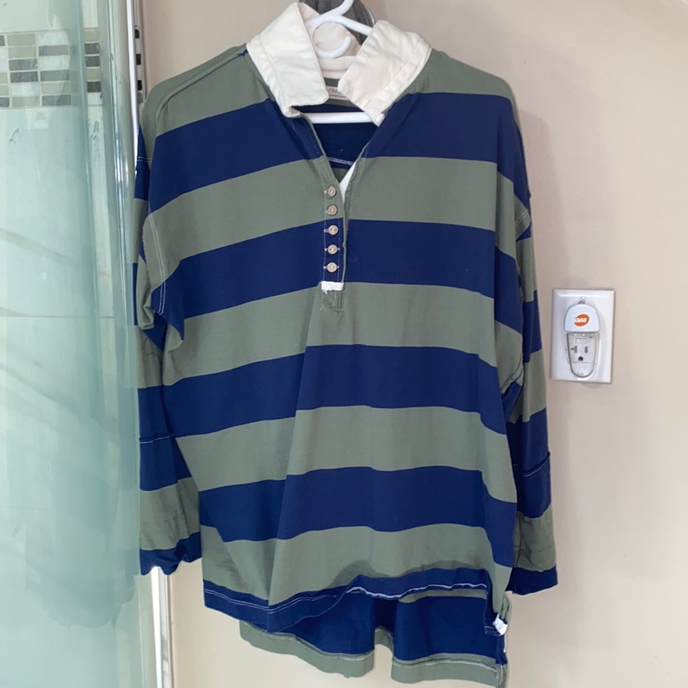 free people rugby tee